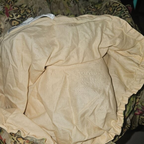 Diane Von Furstenberg Asymmetrical Flowy Fairytale Cheetah Print Skirt, Sz 2 - Picture 9 of 9